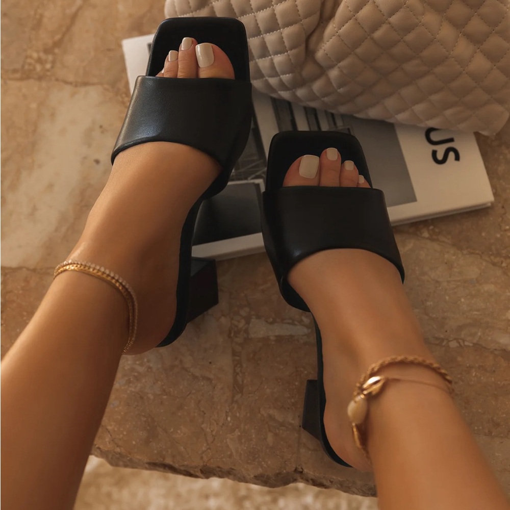 Valentina block heel mule from Miss Lola